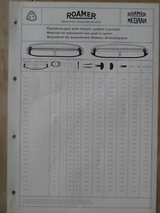 【送料無料】腕時計 ウォッチ ローマーブランドカタログページroamer medana mst catalogue 6, 1961, 4 pginas original|hokushin