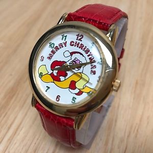 【送料無料】腕時計 ウォッチ ビンテージメリークリスマスサンタフィールドアナログクォーツvintage quintel feliz navidad santa esfera analogico reloj de cuarzo horas ~|hokushin