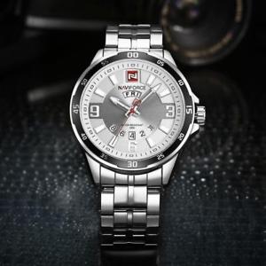 【送料無料】腕時計　ウォッチ　カレンダークロッククォーツムーブメントnaviforce 9106 impermeable reloj calendario, movimiento de cuarzo reloj de oe