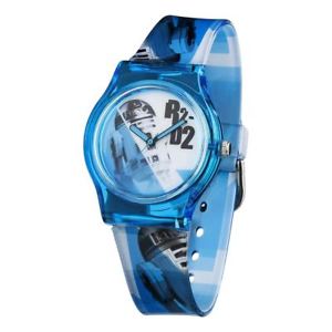 【送料無料】腕時計 ウォッチ スターウォーズドロイドreloj de pulsera oficial para nios star wars r2d2 de qanuevo azul blanco droid|hokushin