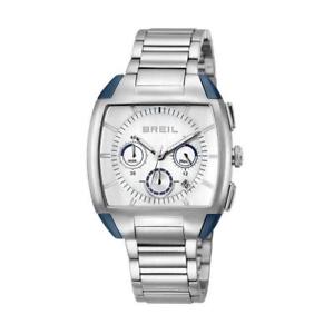【貨物輸送無料】ウオッチ ご覧なさる スチールブレスレットシルバークラシッククロノreloj de hombre breil b squared tw1115 pulsera de acero silver chrono clsico