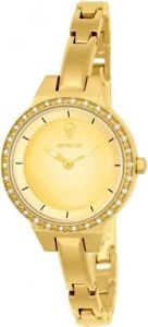 【送料無料】腕時計　ウォッチ　ミリユニオンアラーム23330 invicta 28mm gabrielle union esfera dorada reloj mujer