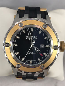 【送料無料】腕時計 ウォッチ リザーブトーンポリケースベルトhombres invicta 6178 reserve negro poli correa dos tonos estuche gmt|hokushin