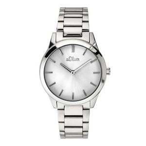 【貨物輸送無料】ウオッチ ご覧なさる ステンレスオリバーアラームsoliver reloj de los hombres reloj de pulsera acero inox so3626mq