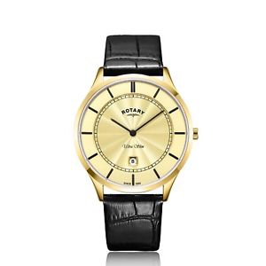 【貨物輸送無料】ウオッチ ご覧なさる 円形交差点rotary gs0841303 reloj de pulsera de los hombres ultraslim
