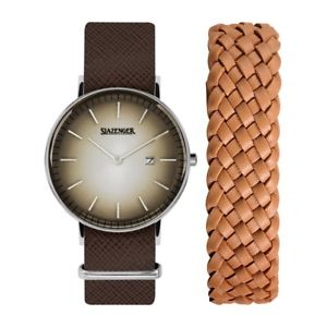 【送料無料】腕時計 ウォッチ アラームレトロボックスslazenger retro para hombre reloj sl91970102 con o sin caja 7499 16|hokushin
