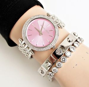腕時計 ウォッチ オリジナルカップシルバーピンクガラスoriginal michael kors reloj fantastico mk3352 darci taza platapink cristal nuevo 腕時計 ウォッチ オリジナルカップシルバーピンクガラスoriginal michael kors reloj fantastico mk3352 darci taza platapink cristal nuevo