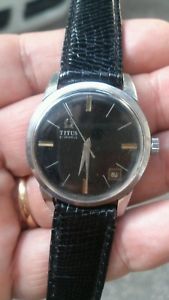 【送料無料】腕時計　ウォッチ　タイタスraro e stupendo orologio titus 21 jewels inox a carica manuale｜hokushin
