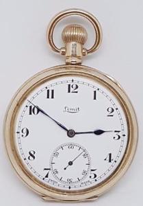 【貨物輸送無料】ウオッチ ご覧なさる ポケットメッキマニュアルreloj de bolsillo lmite de chapado en oro tiempo de viento manual alrededor de 1920s
