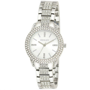 腕時計 ウォッチ ヘンリーレディースヶhenley reloj de seoras de cristales brillantes con 12 meses de garanta 腕時計 ウォッチ ヘンリーレディースヶhenley reloj de seoras de cristales brillantes con 12 meses de garanta