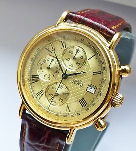 【送料無料】腕時計　ウォッチ　ロイヤルクロノグラフナイツroyalchronograph con adicin de fecha 46595caballeros reloj de pulsera 90er aos