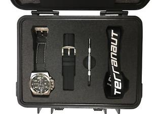 【送料無料】腕時計 ウォッチ メンズカーボンファイバークロックプロpreowned mens terranaut xl 50mm reloj de fibra de carbono tw5024pro dr323