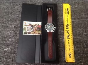 【送料無料】腕時計 ウォッチ スポーティマニュアルアナログタコメーターデジタルデュアルタイムreloj deportivo zeiger para hombre informal analgico amp; digital taqumetro fecha hora dual