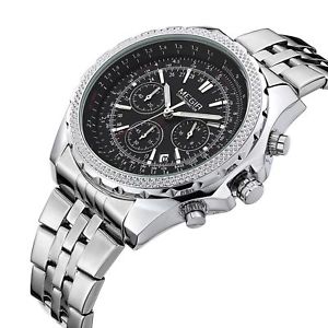 【送料無料】腕時計　ウォッチ　スチールmegir 2006 quartz watch orologio horloge reloj uhr svsvbk steel