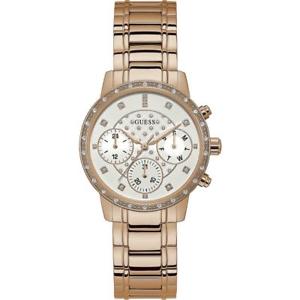 【送料無料】腕時計　ウォッチ　サニースワロフスキーorologio donna guess sunny w1022l3 multifunzione acciaio ros bianco swarovski