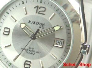 【送料無料】腕時計　ウォッチ　マディソンニューヨークナイツアナログmadison yorkcaballeros analgico reloj de pulsera caballero reloj de pulseracon presentacin de fecha