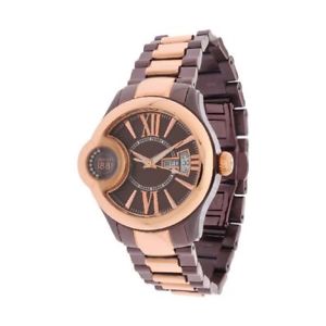 【送料無料】腕時計　ウォッチ　テンポセルッティピンクゴールドリリースorologio solo tempo uomo cerruti crm043l231f acciaio marrone oro rosa data