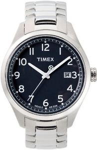 【送料無料】腕時計　ウォッチ　アラームシリーズポインタブレスレットステンレスシルバーtimex reloj serie t puntero 3 pulsera acero inoxidable plata esfera negro