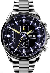 【送料無料】腕時計　ウォッチ　クロノグラフメンズステンレススチールグアーガム￥accurist 7005 crongrafo para hombre wr 100 m todo acero inoxidable 2 ao guar rrp 169｜hokushin