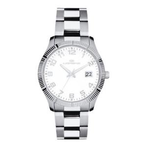【送料無料】腕時計　ウォッチ　ビアンコクラシコサブドーナorologio lorenz 026978aa bracciale acciaio bianco classico sub 50mt uomo donna