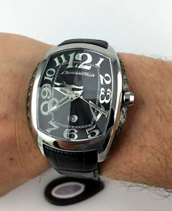 【送料無料】腕時計 ウォッチ クリスタルプリズムウォッチネロorologio chronotech 7998m prisma crystal watch uomo facile lettura 40mm nero