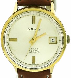 【送料無料】腕時計　ウォッチ　ビンテージアラームブレスレットle phare brazaletes vintage reloj hombre con fecha 60er aos｜hokushin