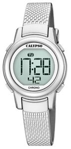 【送料無料】腕時計　ウォッチ　カリプソシャットデジタルダウンアラームライトcalypso kinderuhr cuarzo digital plateados con funcin de parada, alarma, luz k57361