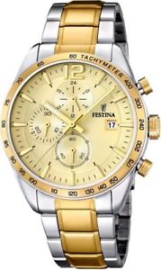 【送料無料】腕時計　ウォッチ　アラームクロノグラフメンズステンレススチールreloj festina f167611 para hombre crongrafo acero inoxidable bicolor