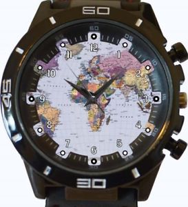 【送料無料】腕時計　ウォッチ　スポーツシリーズreloj pulsera mapa del mundo nuevo deportivo gt series