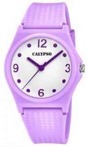 【送料無料】腕時計 ウォッチ カリプソシリコンテープアナログウォッチリラcalypso fantastico reloj de cuarzo reloj analgico lila con muy suave silicona cinta k57432