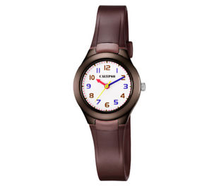 【送料無料】腕時計　ウォッチ　カリプソプラスチッククオーツブラウンreloj calypso plstico de cuarzo analgico chicas chicos marrn k57497