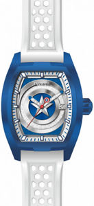 【送料無料】腕時計　ウォッチ　ステンレススチールシリコンウォッチinvicta hombres marvel automtico 100m acero inoxidableblanco reloj de silicona｜hokushin