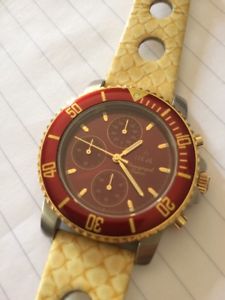 【送料無料】腕時計　ウォッチ　クロノグラフhagal chronograph 110sec wr 100m, ref5262, nos