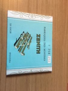 【送料無料】腕時計　ウォッチ　warranty garanzia zenith anni 60