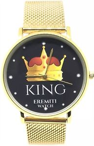 【送料無料】腕時計　ウォッチ　キングサイズクイーンサイズorologio watch personalizzato acciaio inox fidanzamento king queen idea regalo 13,986円