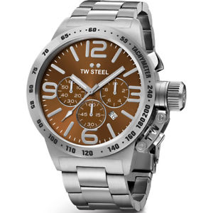 【送料無料】腕時計　ウォッチ　スチールアラームクロノグラフtw steel cb24 hombre 50mm canteen reloj crongrafo2 aos de garanta