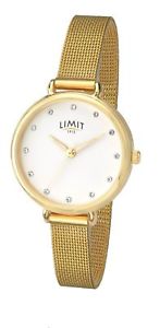 【送料無料】腕時計 ウォッチ クオーツメッシュレディースreloj de pulsera lmite de damas de malla de cuarzo chapado en oro 6222
