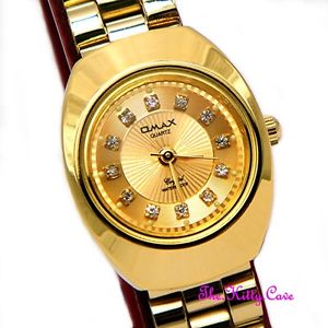 【送料無料】腕時計　ウォッチ　クラシックデザインレディースクリスタルdiseo clsico omax damas vestido de cristal enchapados en oro impermeable reloj wp3900