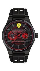 【送料無料】腕時計　ウォッチ　スクーデリアフェラーリアナログブラックシリコンscuderia ferrari reloj hombre 0830431 analgico de silicona negra