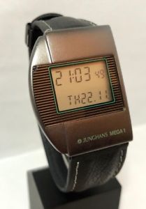 【送料無料】腕時計　ウォッチ　メガブラックマットブレスレットレザーjunghans mega 1 reloj de pulsera caballeronegromate 260013 nueva pulsera de cuero｜hokushin