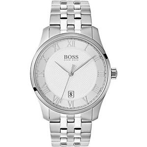 【送料無料】腕時計　ウォッチ　ステンレススチールブレスレットアナログクォーツキャリングケースヒューゴボスhugo boss para hombres 41mm pulsera de acero inoxidable de cuarzo analgico reloj 1513