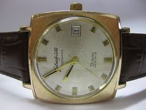 【送料無料】腕時計　ウォッチ　アラームvidriera spezimatic bison fecha reloj de pulsera reloj oro 26 rubis