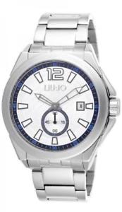 【送料無料】腕時計　ウォッチ　リュジョラグジュアリーorologio uomo liu jo luxury temple tlj959 bracciale acciaio bianco