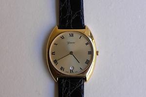 【送料無料】腕時計　ウォッチ　ジュネーブレディースゴールデンオーバルスイスgeneve seores reloj de pulsera 31mm oval dorado fecha cuero eta 955412 swiss made