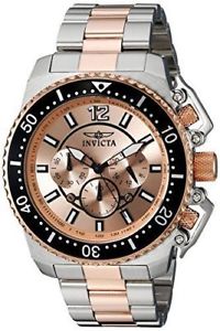 【送料無料】腕時計　ウォッチ　プロダイバーハンドクォーツピンクゴールドフィールドアラーム21956 invicta 48mm hombres pro diver cuarzo 3 mano rosa oro esfera reloj