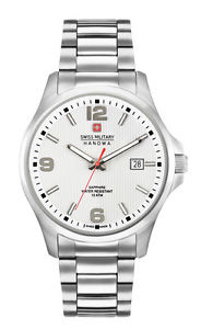 【送料無料】腕時計 ウォッチ スイスナイツステンレススチールサファイアクリスタルクロックswiss military hanowa obserrver 06527704001 caballeros de acero inoxidable reloj cristal zafi
