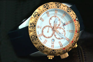 【送料無料】腕時計　ウォッチ　クロノグラフスイスソリッドゴールドマンウォッチoptima osc342 chronograph oro macizo swiss made reloj hombre reloj de pulsera｜hokushin