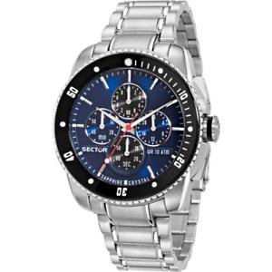 【送料無料】腕時計　ウォッチ　セクタクロノブルネロサブメートルorologio uomo sector 350 r3273903006 chrono acciaio blu nero sub 100mt