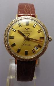 【送料無料】腕時計　ウォッチ　ジュネーブオートマチックスイスプレートスチールwittnauer geneve automtico, fecha swiss gplate y del acero reloj de pulsera circa 196070