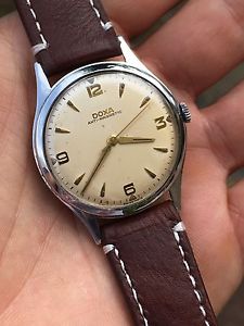 【送料無料】腕時計　ウォッチ　アラームドクサスイスビンテージ1950s reloj doxa swiss hombre vintage vestido 34,9mm